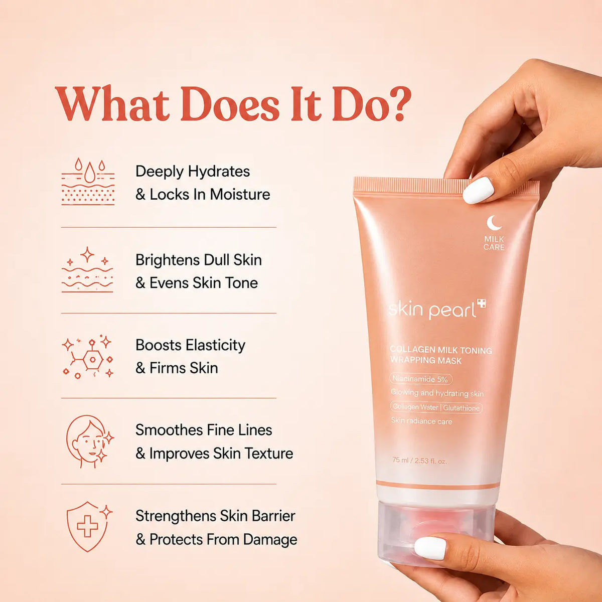 SkinPearl™ Milky Glass Skin Wrapping Mask