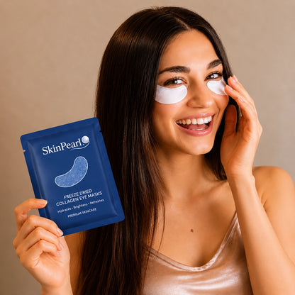 SkinPearl™ Freeze-Dried Collagen Eye Masks