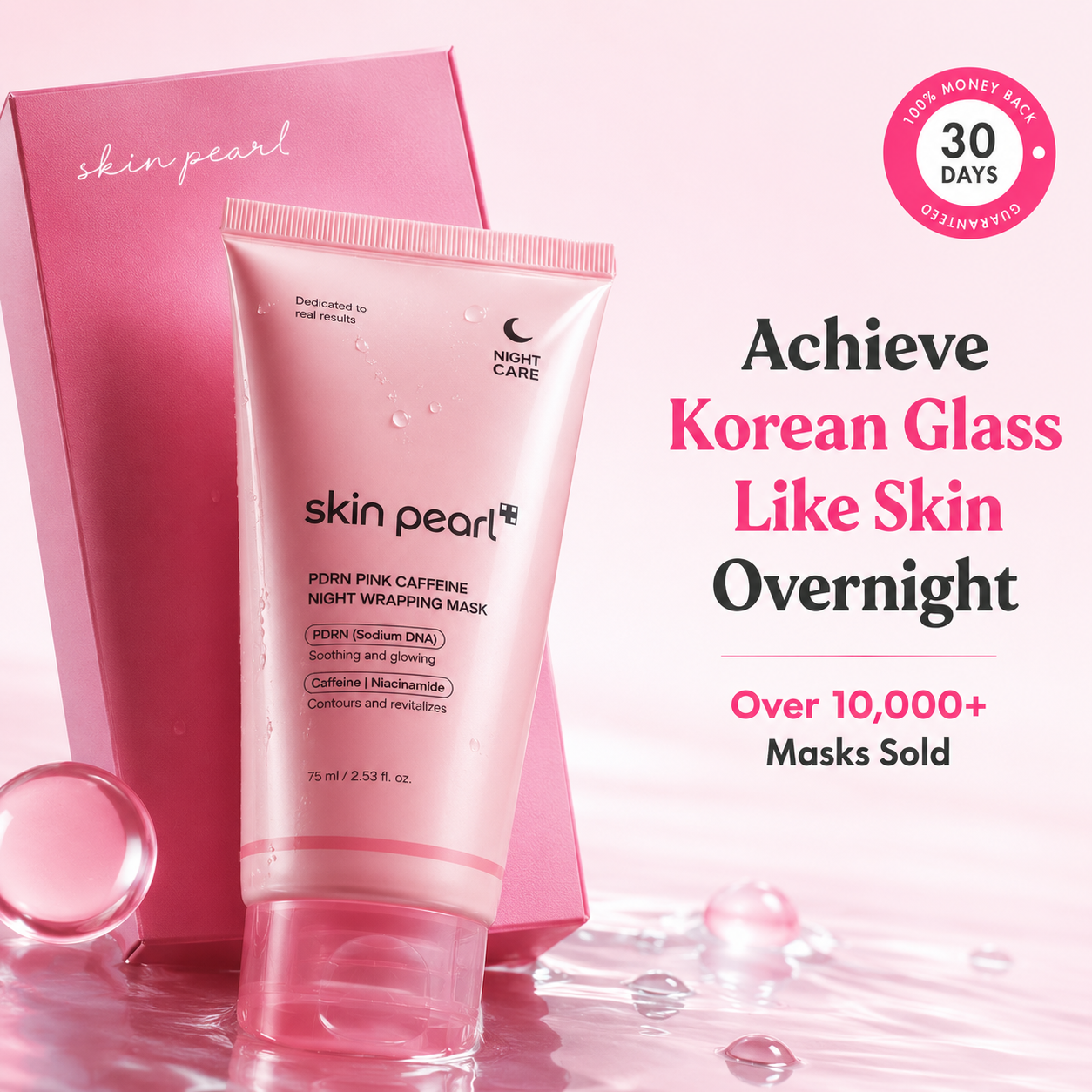 SkinPearl™ Glass Skin Overnight Wrapping Mask