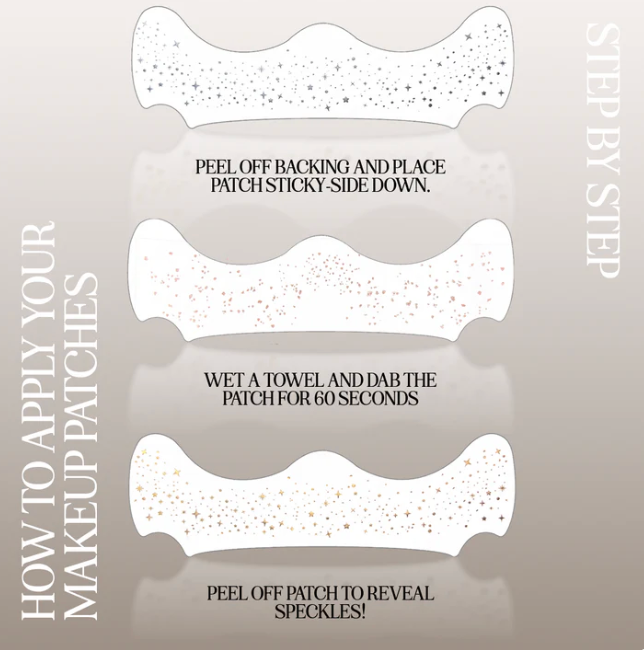 Gold Sparkle Freckles Makeup Patches