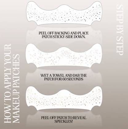Gold Sparkle Freckles Makeup Patches